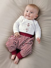 Mamas & Papas White My First Christmas 2026 Bodysuit - Image 1 of 6
