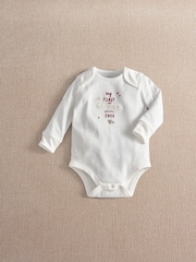Mamas & Papas White My First Christmas 2026 Bodysuit - Image 4 of 6