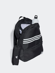Negro/Blanco - adidas Classic Horizontal 3 Stripes Backpack - Imagen 5 de 7