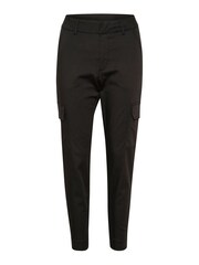 Kaffe Lea Black Trousers With Cargo Pockets - Image 5 of 6