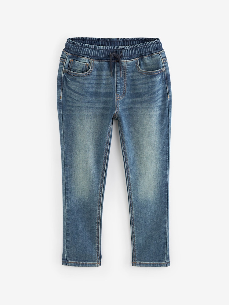 Mid Vintage Blue Skinny Fit Stretch Elasticated Waist Jeans (3-16yrs) - Image 4 of 6