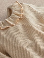 Mamas & Papas Gold Sequin Tutu & Frill Bodysuit Set - Image 2 of 3