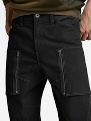 G Star Zip Pkt 3D Skinny Cargo Black Jeans - Image 3 of 5