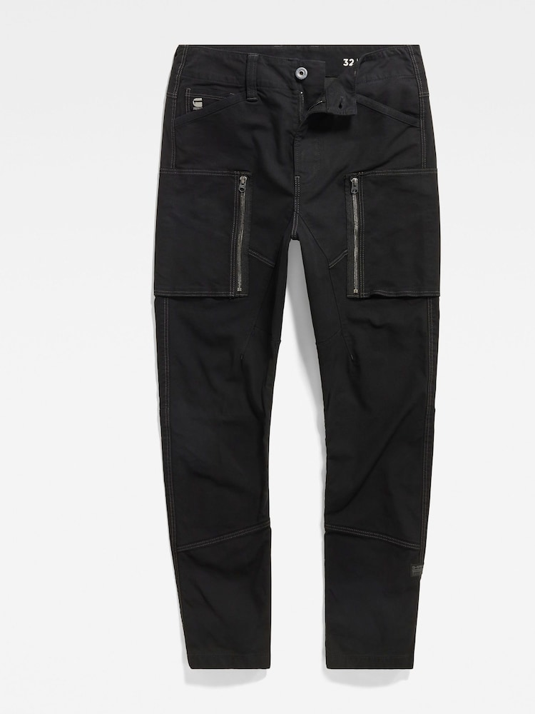 G Star Zip Pkt 3D Skinny Cargo Black Jeans - Image 5 of 5