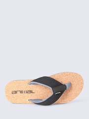 Animal Black Animal Parker Mens Flip Flop - Image 2 of 5