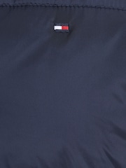 Tommy Hilfiger Kids Blue Quilt Cropped Puffer Jacket - Image 6 of 6