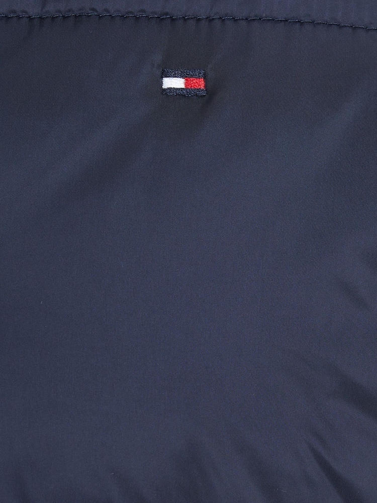 Tommy Hilfiger Kids Blue Quilt Cropped Puffer Jacket - Image 6 of 6