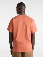 Vans Mens Left Chest Logo 100% Cotton Brown T-Shirt - Image 2 of 6