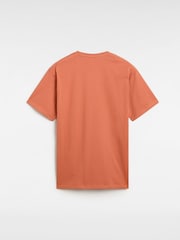 Vans Mens Left Chest Logo 100% Cotton Brown T-Shirt - Image 6 of 6