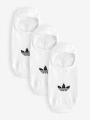 adidas Originals White/Black Low Cut Socks 3 Pack - Image 1 of 5