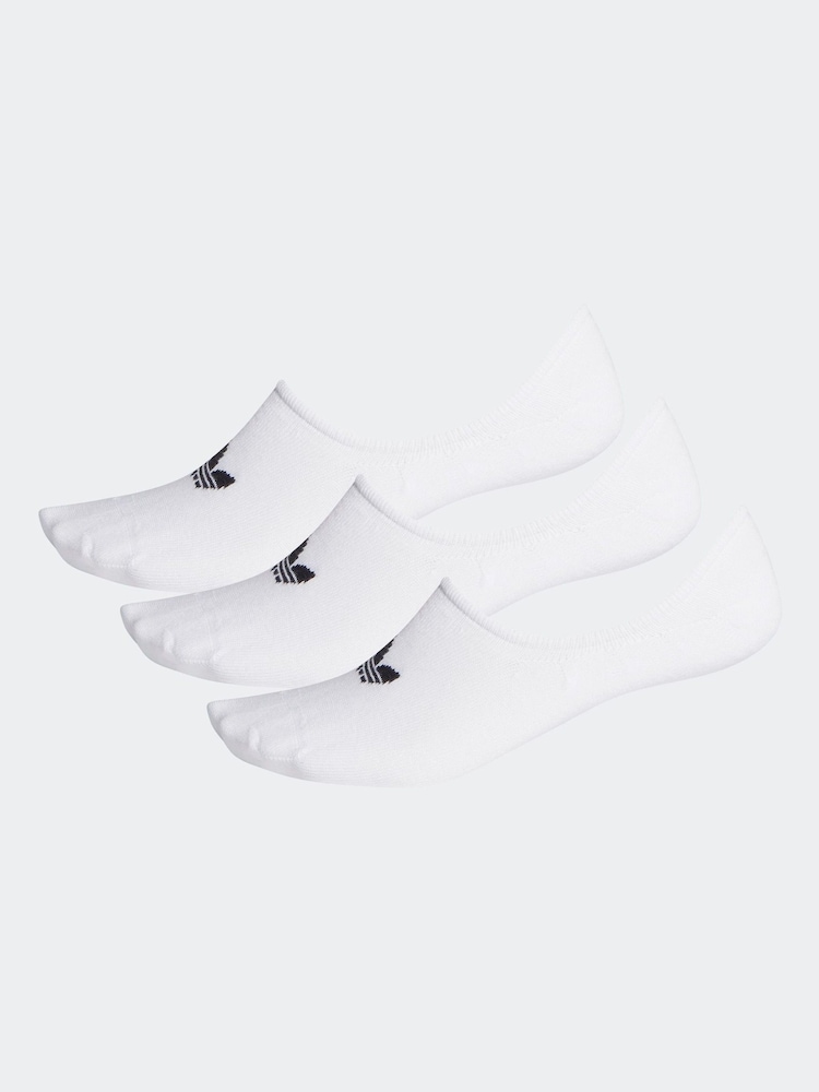 adidas Originals White/Black Low Cut Socks 3 Pack - Image 2 of 5