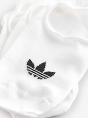 adidas Originals White/Black Low Cut Socks 3 Pack - Image 4 of 5