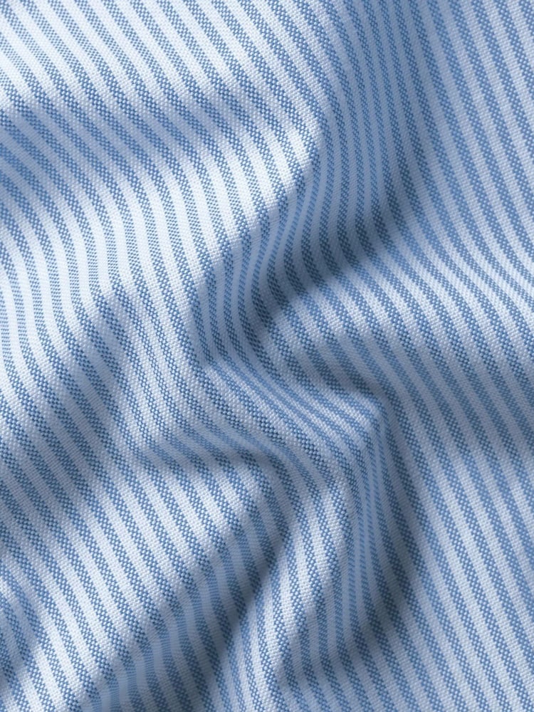 Charles Tyrwhitt Blue Rfu Button-Down Washed Oxford Slim Fit Shirt - Image 5 of 5 Charles Tyrwhitt Blue Rfu Button-Down Washed Oxford Slim Fit Shirt - Image 5 of 5