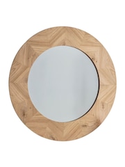 Gallery Home Wood Blyth Round Mirror - Image 2 of 3