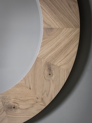 Gallery Home Wood Blyth Round Mirror - Image 3 of 3