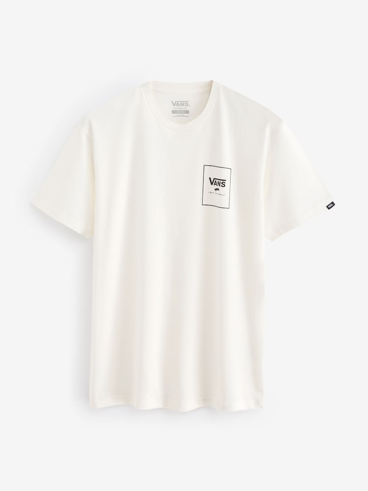 Vans Mens Mini Box 100% Cotton White T-Shirt - Image 5 of 5