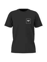 Vans Mens Mini Box 100% Cotton Black T-Shirt - Image 1 of 1