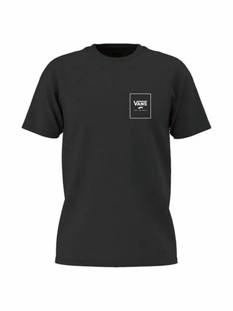 Vans Mens Mini Box 100% Cotton Black T-Shirt - Image 1 of 1