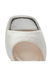 Rainbow Club Natural Amy Ivory Wedding Satin Sandals - Image 4 of 5