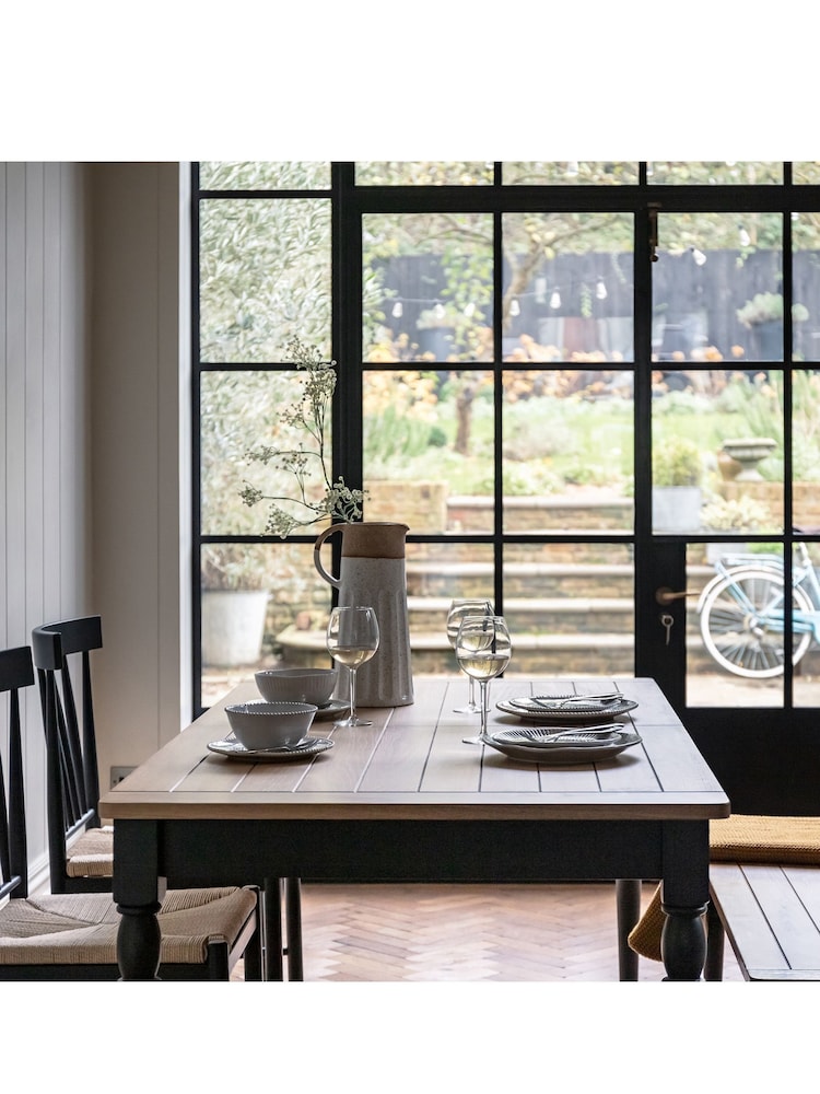 Gallery Home Meteor Navy Leroy Extending Dining Table - Image 1 of 3
