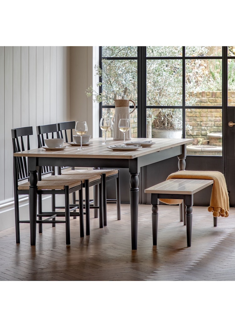 Gallery Home Meteor Navy Leroy Extending Dining Table - Image 2 of 3