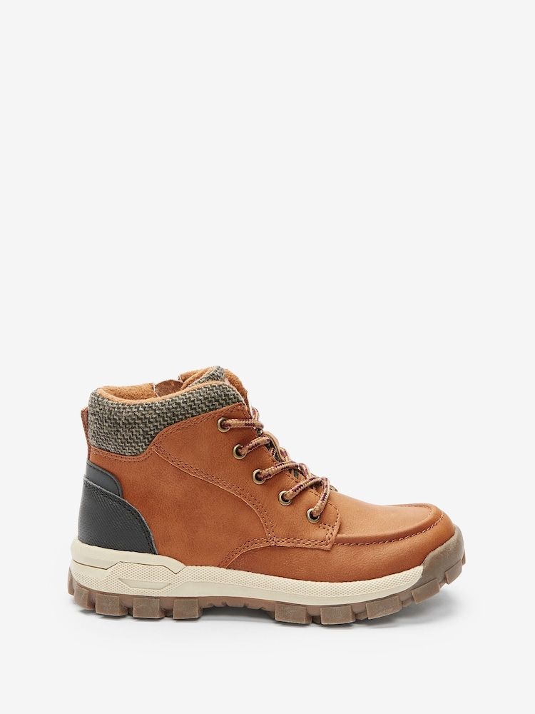 Tan Brown Thermal Thinsulate Lined Walking Boots - Image 3 of 8
