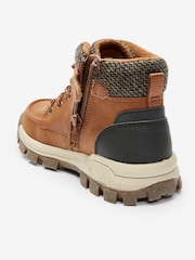 Tan Brown Thermal Thinsulate Lined Walking Boots - Image 6 of 8