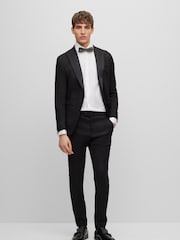 BOSS White Regular Fit Double Cuff Long Sleeve Shirt - Image 3 of 6