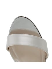 Rainbow Club Natural Nivana Ivory Wedding Satin Sandals - Image 5 of 5