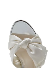 Rainbow Club Natural Arabella Ivory Wedding Satin Sandals - Image 7 of 7
