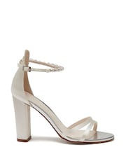 Rainbow Club Natural Lena Ivory Wedding Satin Shoes - Image 1 of 7