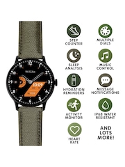 Peers Hardy Green Tikkers Smart Series 60 Canvas Strap Smart Watch - Image 3 of 6
