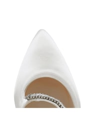 Rainbow Club Natural Raven Ivory Wedding Satin Court Shoes - Image 7 of 7