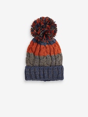 Kaki zelena/oranžna - Pom Hat (3mesecev-16let) - Slika 1 iz 3