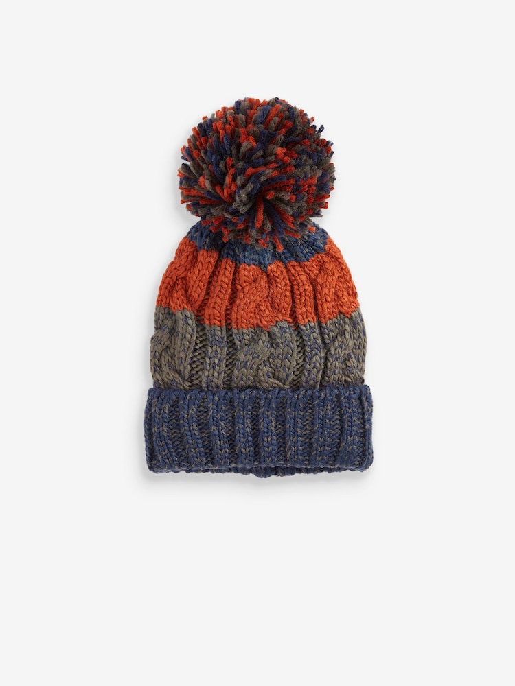 Kaki zelena/oranžna - Pom Hat (3mesecev-16let) - Slika 1 iz 3