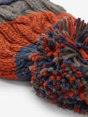 Kaki zelena/oranžna - Pom Hat (3mesecev-16let) - Slika 2 iz 3