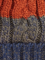 Kaki zelena/oranžna - Pom Hat (3mesecev-16let) - Slika 3 iz 3