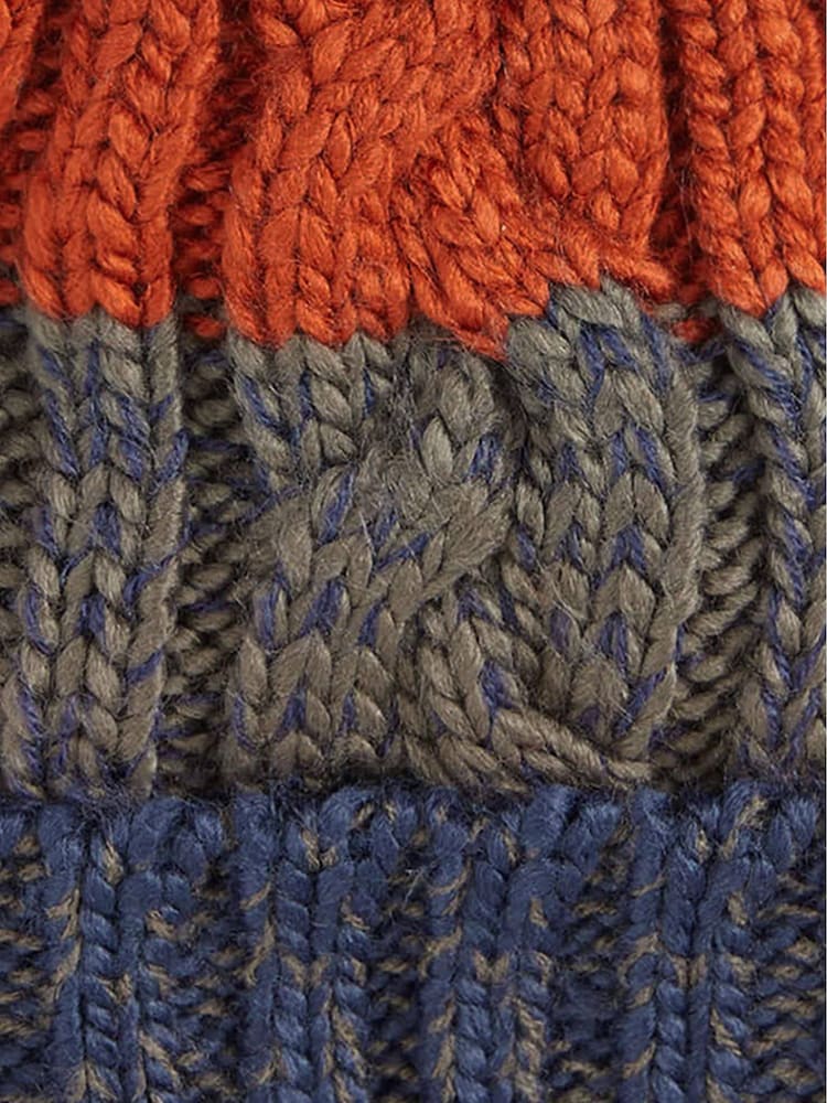 Kaki zelena/oranžna - Pom Hat (3mesecev-16let) - Slika 3 iz 3
