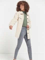 Khaki Green High Neck Long Sleeve Top - Image 2 of 5