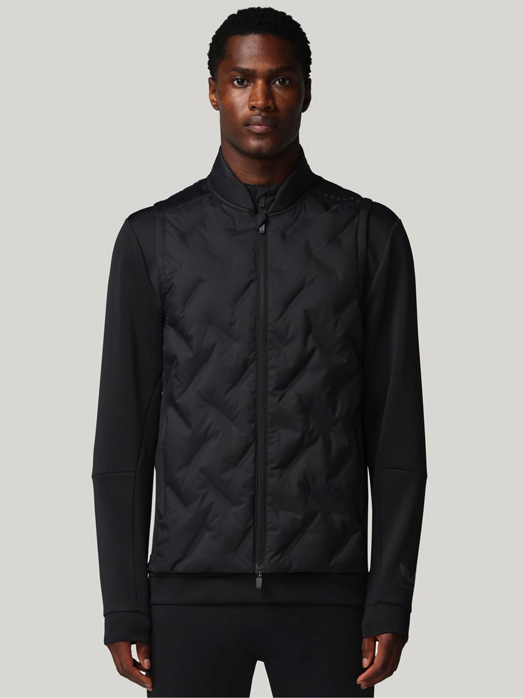Castore Men's Black Hybrid Gilet