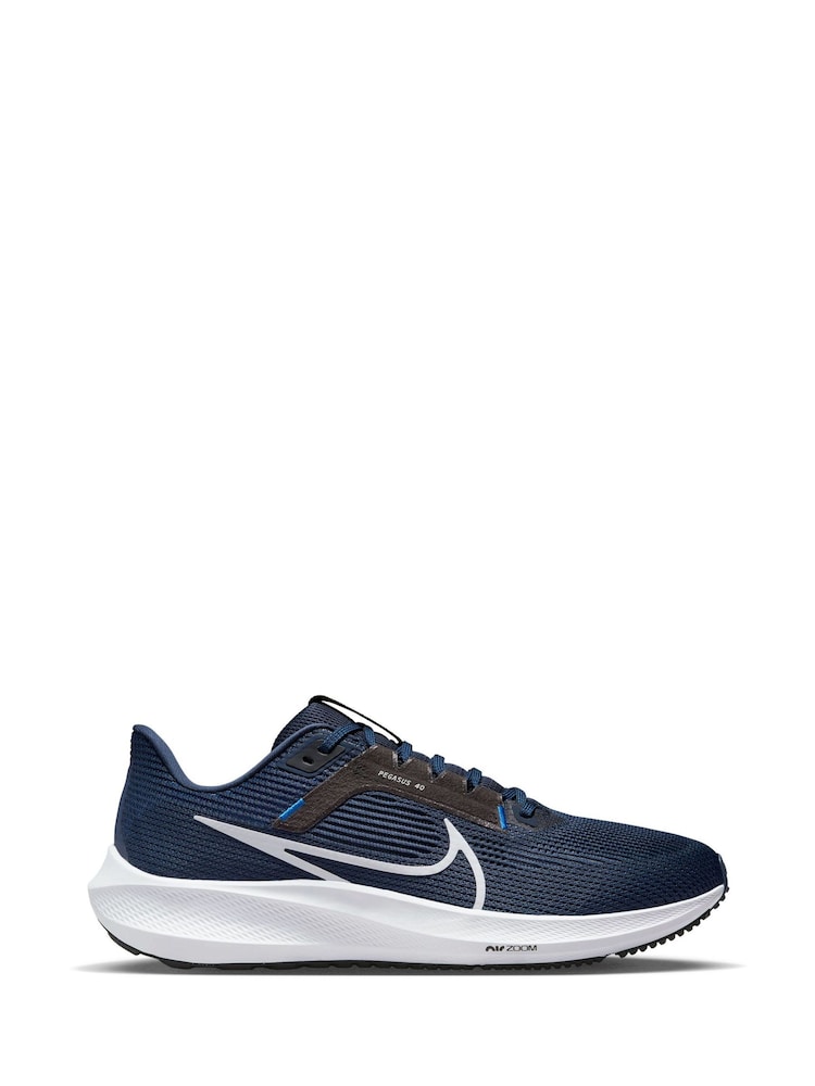 Nike Blue Pegasus 40 Running Trainers - Image 1 of 11