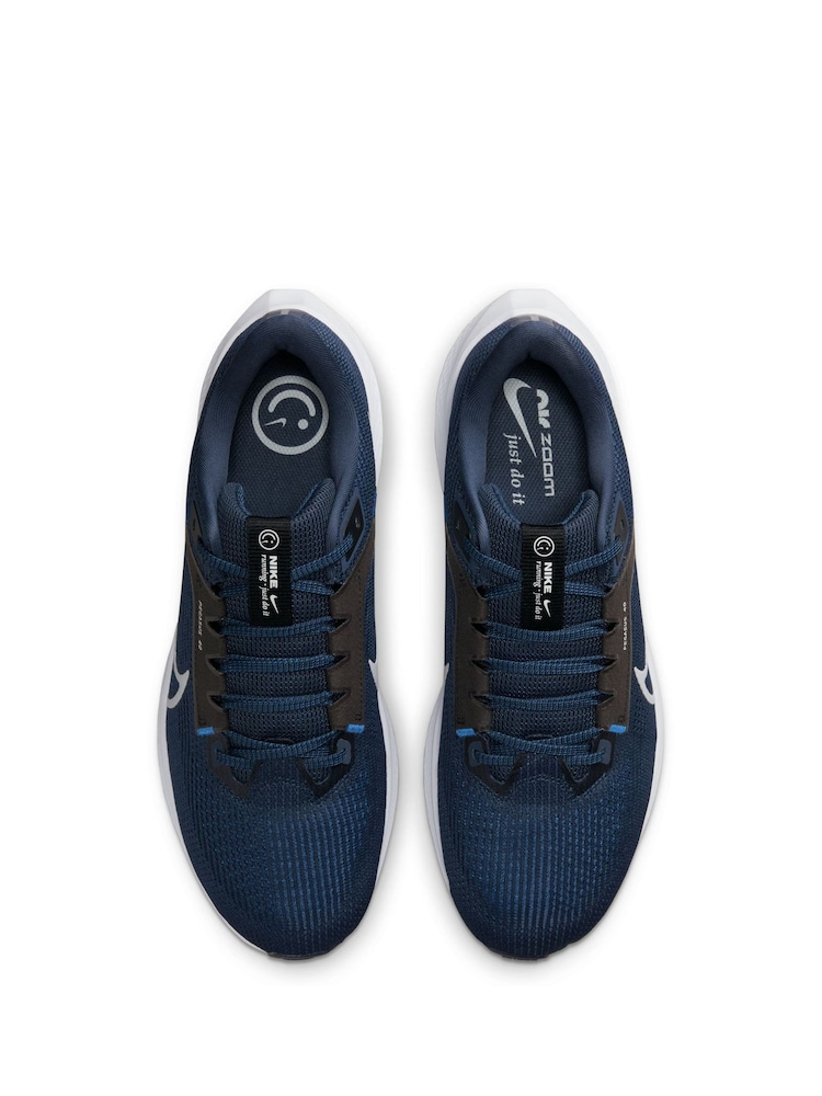 Nike Blue Pegasus 40 Running Trainers - Image 11 of 11