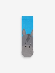 Farm Animals Print Cotton Rich Socks 5 Pack - Image 3 of 6