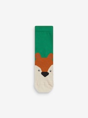 Farm Animals Print Cotton Rich Socks 5 Pack - Image 5 of 6