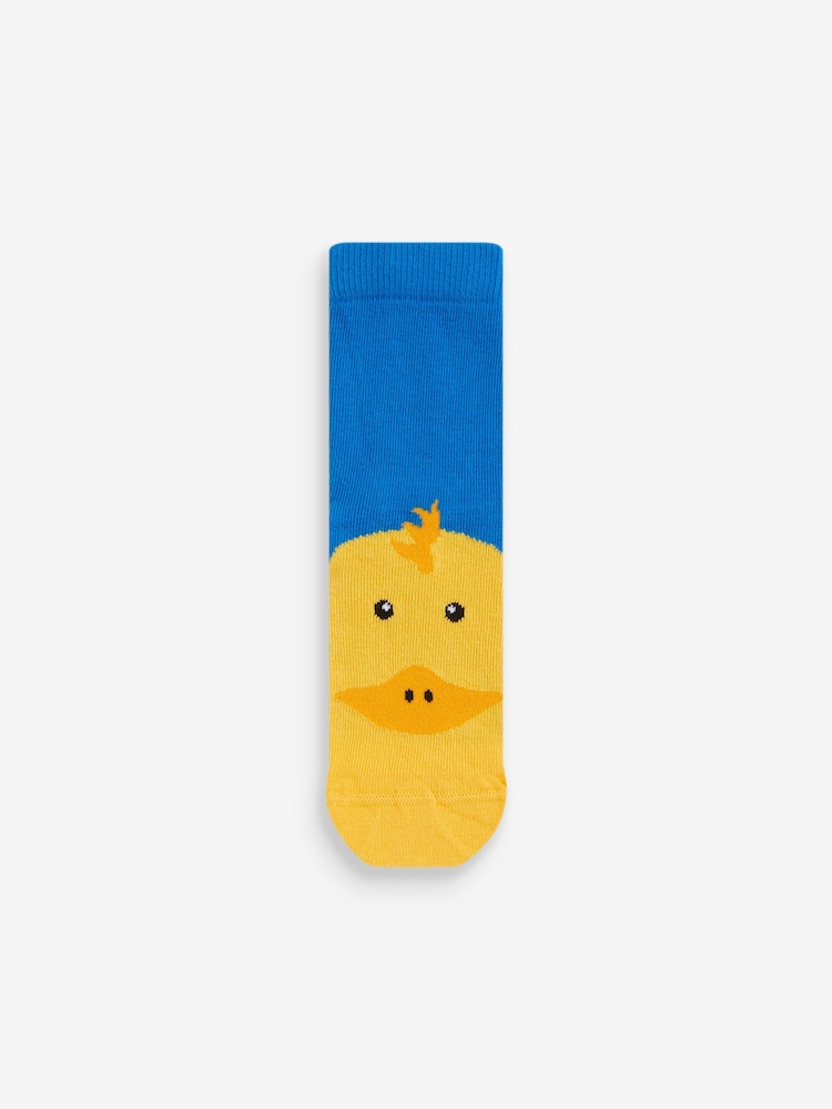 Farm Animals Print Cotton Rich Socks 5 Pack - Image 6 of 6