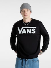 Vans Mens Classic 100% Cotton Black Sweatshirt - Image 1 of 7