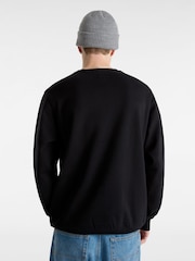 Vans Mens Classic 100% Cotton Black Sweatshirt - Image 2 of 7