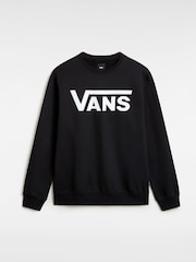 Vans Mens Classic 100% Cotton Black Sweatshirt - Image 6 of 7