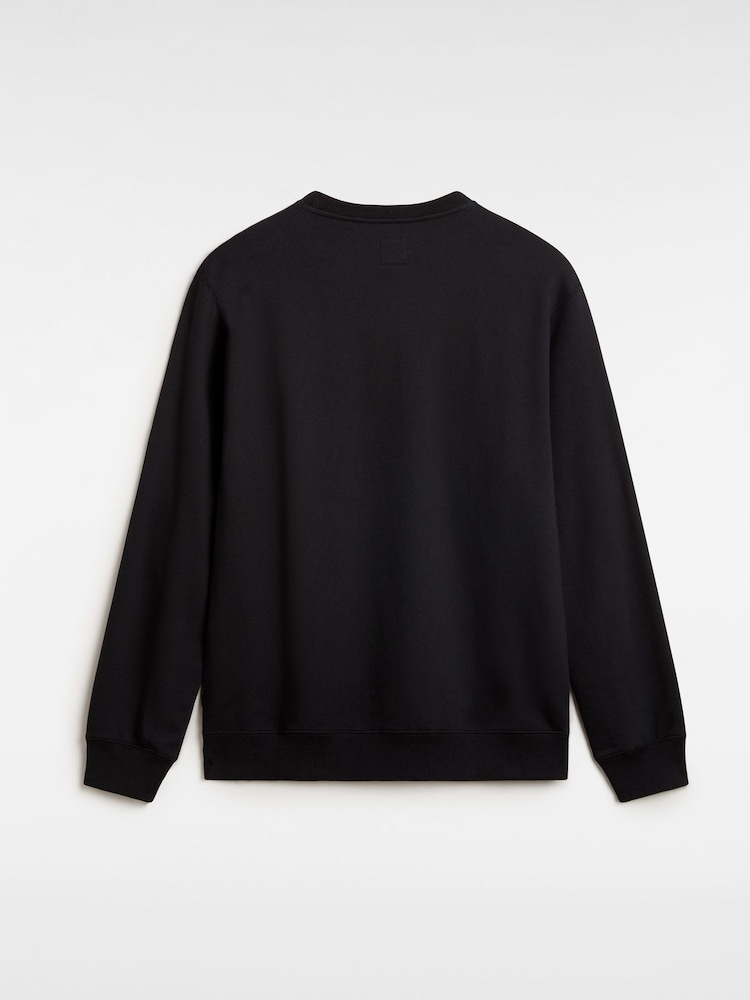 Vans Mens Classic 100% Cotton Black Sweatshirt - Image 7 of 7