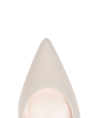 Rainbow Club Natural Morgan II Ivory Wedding Satin Court Shoes - Image 6 of 6